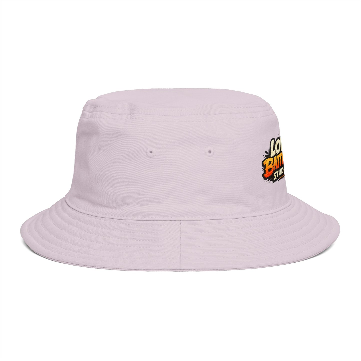 Low Battery Studio Bucket Hat — Retro Gaming Graphic Sun Hat