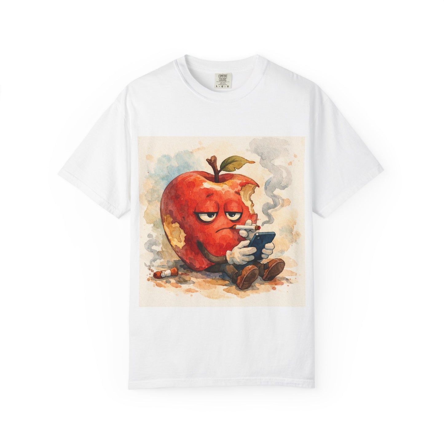 Unisex Garment-Dyed T-shirt-  "Bite Me!" Apple