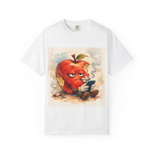 Unisex Garment-Dyed T-shirt-  "Bite Me!" Apple